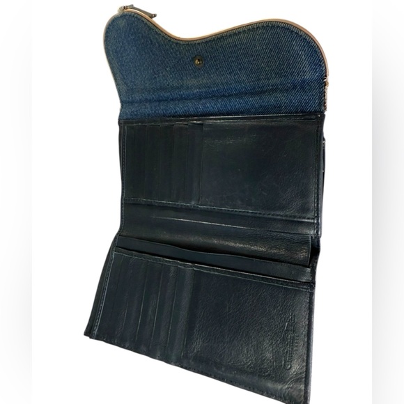 Dior Vintage Denim Wallet - Picture 6 of 15